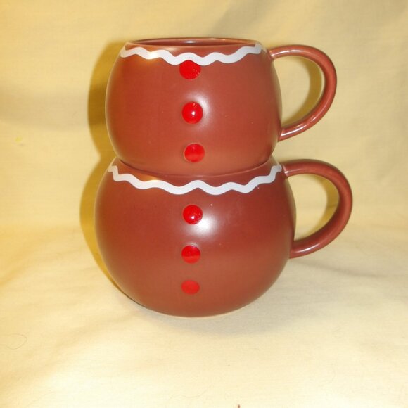 Unique, Unusual (2) Stacking *** MUGS *** Indigo - Picture 1 of 1
